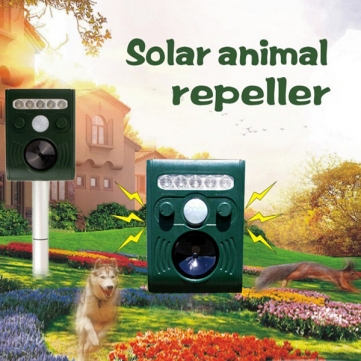 Solar Power LED Ultrasonic Animal Mouse Repeller