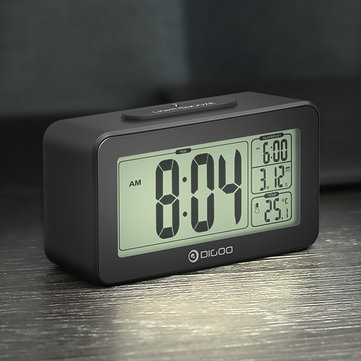 Zegarek LCD z termometrem i podświetleniem za 25zł - Banggood