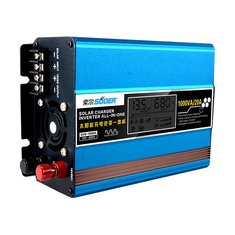 1000W 20A 3 Inch LED Display 12V To 220V Solar Car Power PV Inverter Converter With USB Output