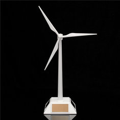 Plastic Desktop Model Solar Powered Windmills Wind Turbine Power Tool