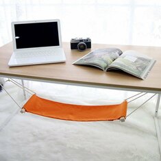 Portable Adjustable Mini Feet Comfort Rest Stand Desk Hammock Home Office Gift