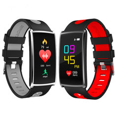 Color Screen Waterproof Blood Pressure Heart Rate Monitor Tracker Smart Wristband for IOS Android
