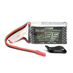 Charsoon 7.4V 850mAh 35C 2S Lipo Battery JST Plug With Strap