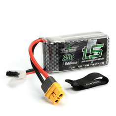 Charsoon 11.1V 1500mAh 25C 3S Lipo Battery XT60 Plug With Strap