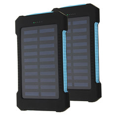 8000mAh Solar Power Bank Dual USB Battery Charger Set For Mobile Phone  