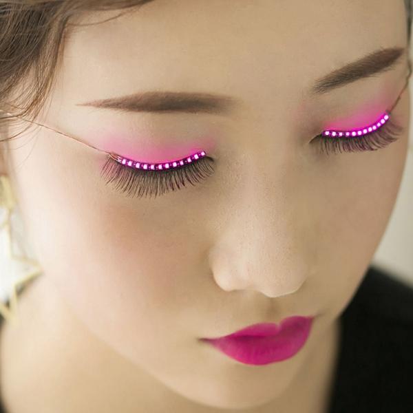 Sparkle Interactive LED  Waterproof Eyelashes for Party