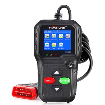 KW680 Code Reader Universal Car Diagnostic Scanner Tool Inspection Camera