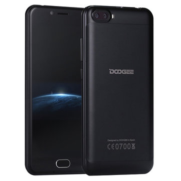 DOOGEE Shoot 2 5.0 Inch Android 7.0 Fingerprint 1GB RAM 8GB ROM MT6580A Quad-Core 3G Smartphone
