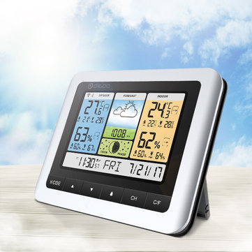 Digoo DG-TH8888Pro Color Wireless Weather Station Home Thermometer USB Outdoor Forecast Sensor Clock