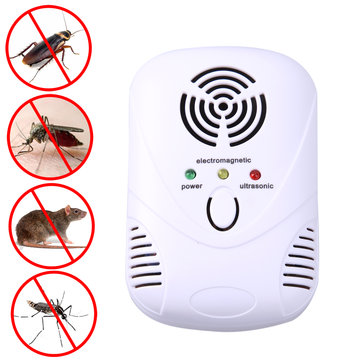 Electronic Ultrasonic Mouse Cockroach Trap Mosquito Insect Repeller 