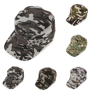 Unisex Men Women Army Camouflage Military Soldier Hat Sport Cap Jungle ...